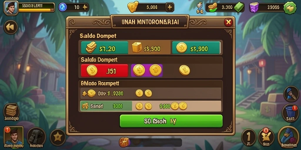 Pengalaman bermain yang imersif dan menyenangkan.