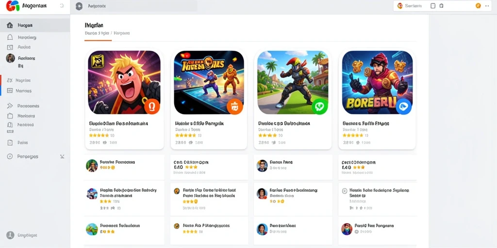 Screenshot ketiga memperlihatkan berbagai item yang dapat diupgrade.