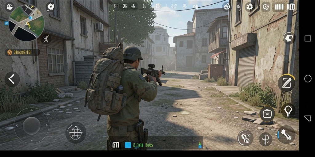 Screenshot ketiga menampilkan grafis menawan dari lingkungan game.