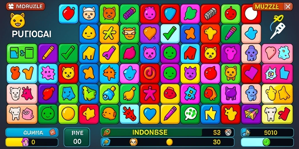 Pengguna berinteraksi dalam leaderboard LUCKYMINO.