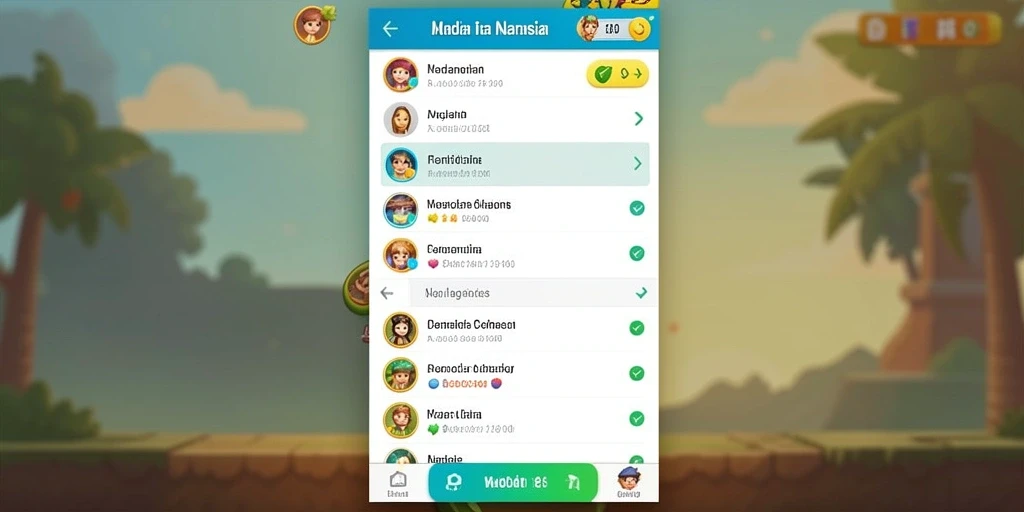 Fitur interaksi chat antar pemain yang menyenangkan.